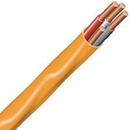 Southwire Romex Building Wire, 10 AWG Wire, 3 -Conductor, 30 m L, Copper Conductor, PVC Insulation, Nylon Sheath 47181335